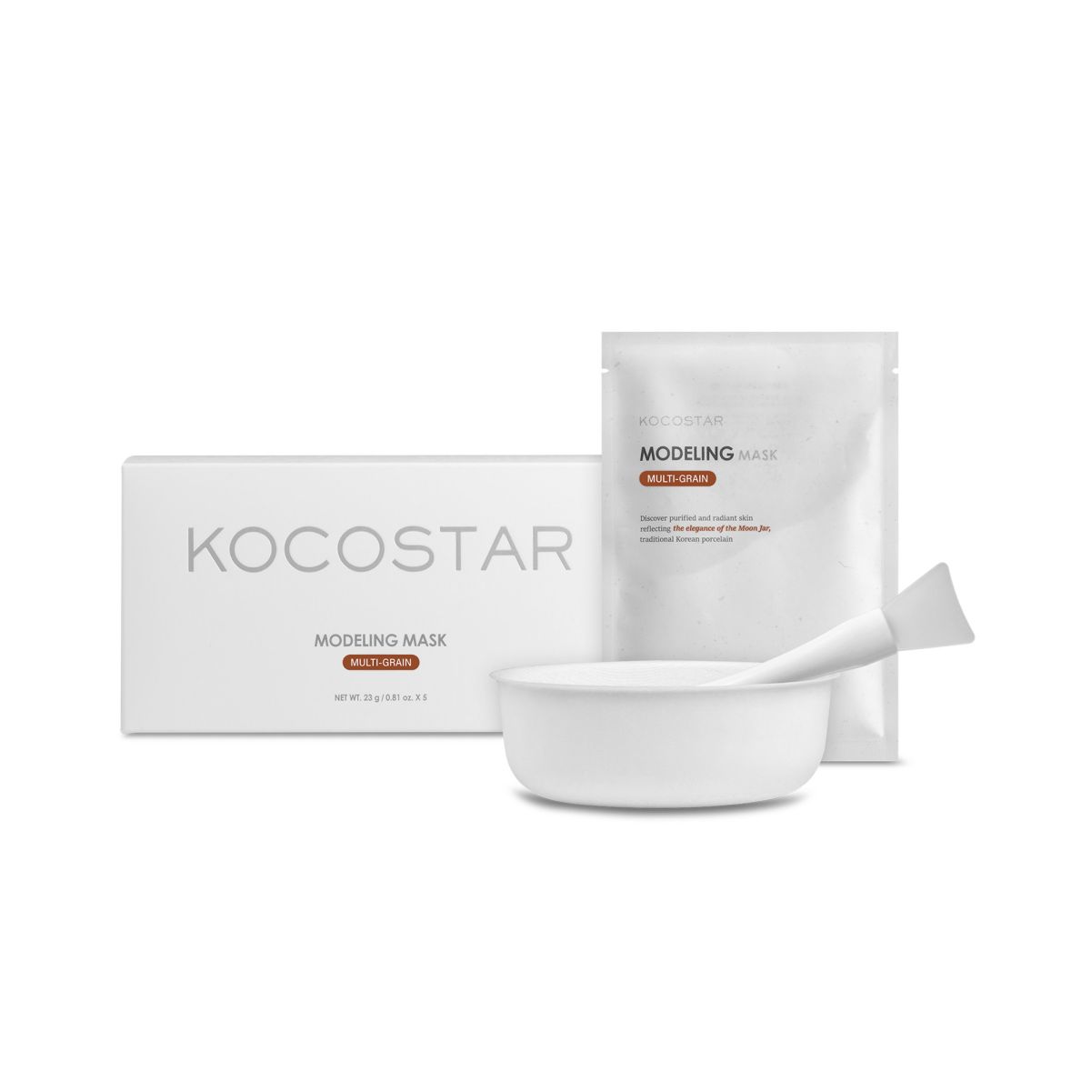 Kocostar | Modeling Mask Multi-Grain – Kit Μάσκα Mοντελοποίησης Για Αναζωογόνηση Της Επιδερμίδας | 5τμχ