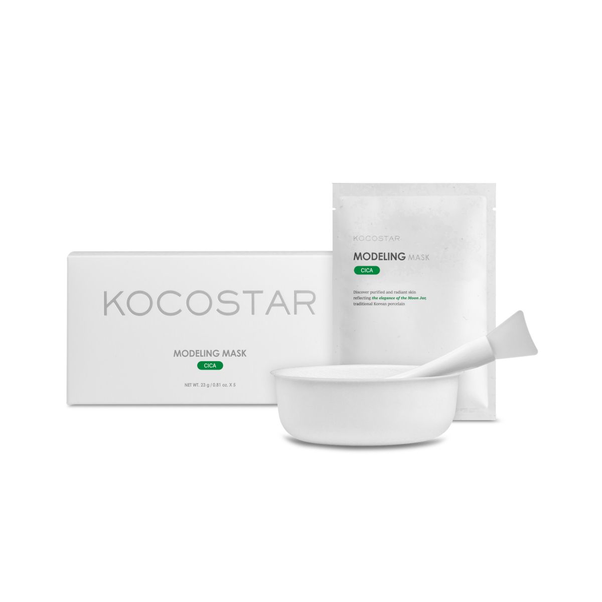 Kocostar | Modeling Mask CiCa – Kit Μάσκα Mοντελοποίησης Για Αναζωογόνηση Της Επιδερμίδας | 5τμχ