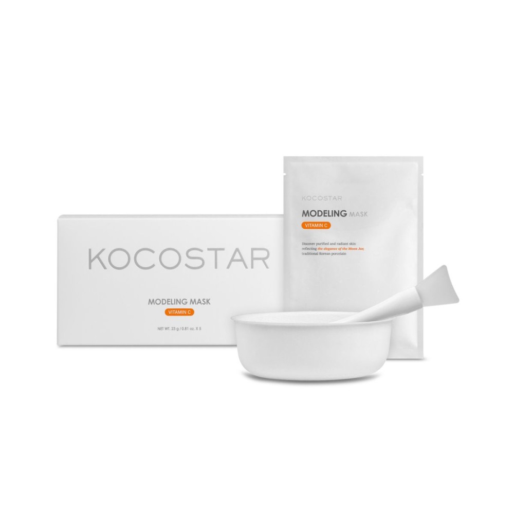 Kocostar | Modeling Mask Vitamin C – Kit Μάσκα Mοντελοποίησης Για Αναζωογόνηση Της Επιδερμίδας | 5τμχ