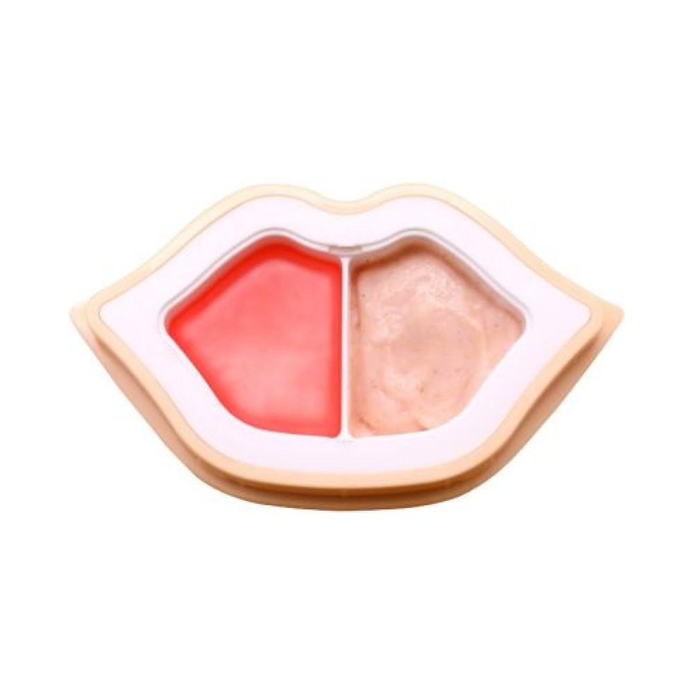 Kocostar | Peach Duoduo Lip Scrub & Lip Oil in Cream για Απαλά & Ενυδατωμένα Χείλη | 43g