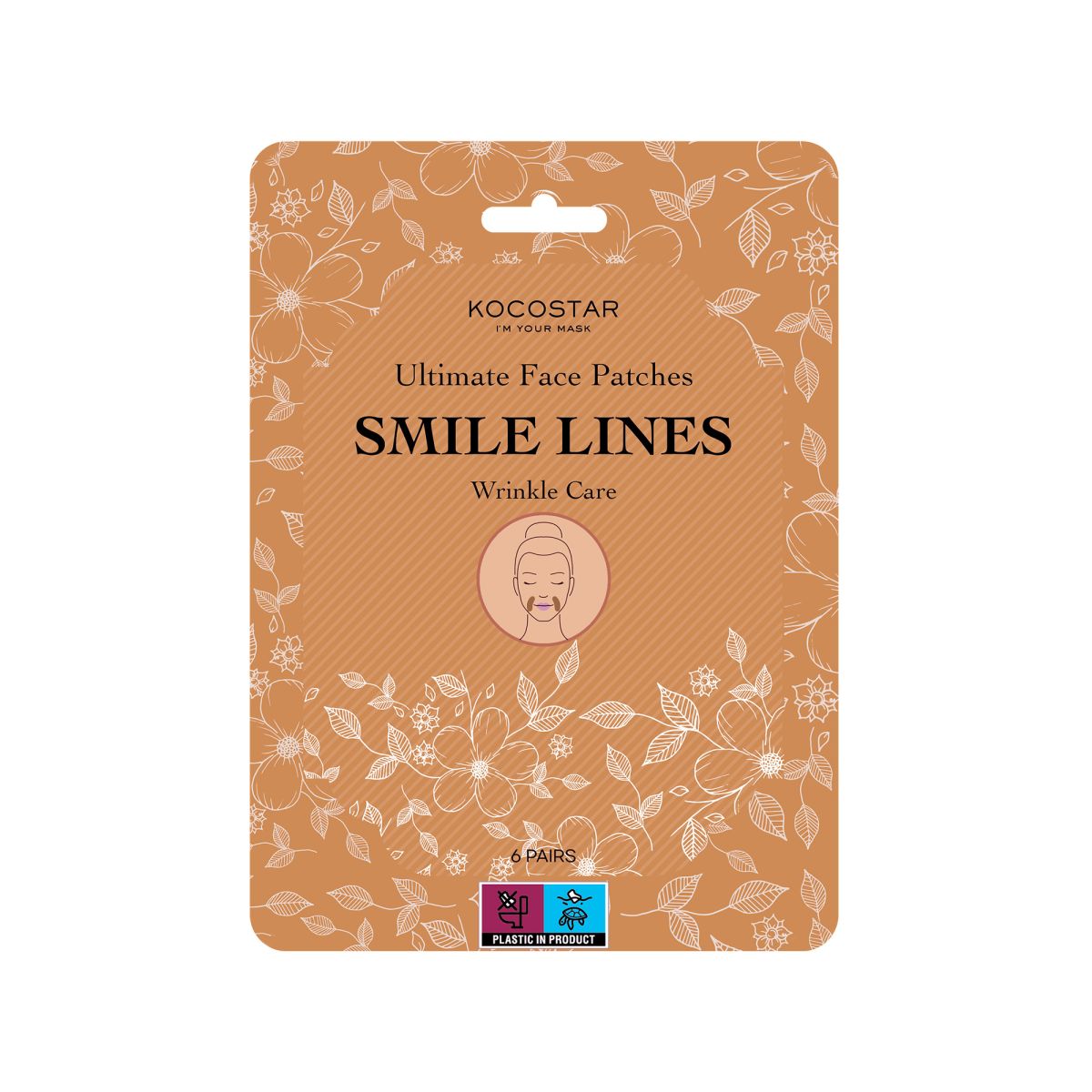 Kocostar | Ultimate Face Patces Smile Lines Wrinkle Care |1ζευγος