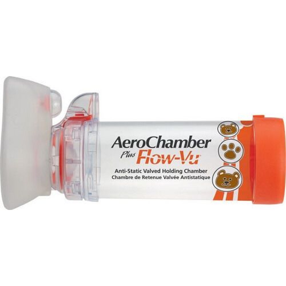 AeroChamber Plus Flow-Vu | Αεροθάλαμος Εισπνοών για Βρέφη 0-18 Μηνών