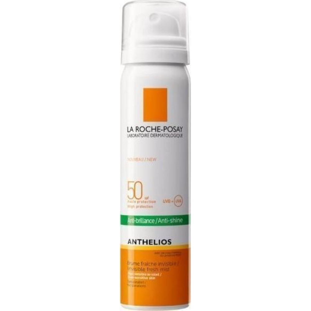 La Roche-Posay | Anthelios Antibrillance Mist SPF 50 | Αντηλιακό Σπρέυ Προσώπου για Ματ Αποτέλεσμα | 75ml