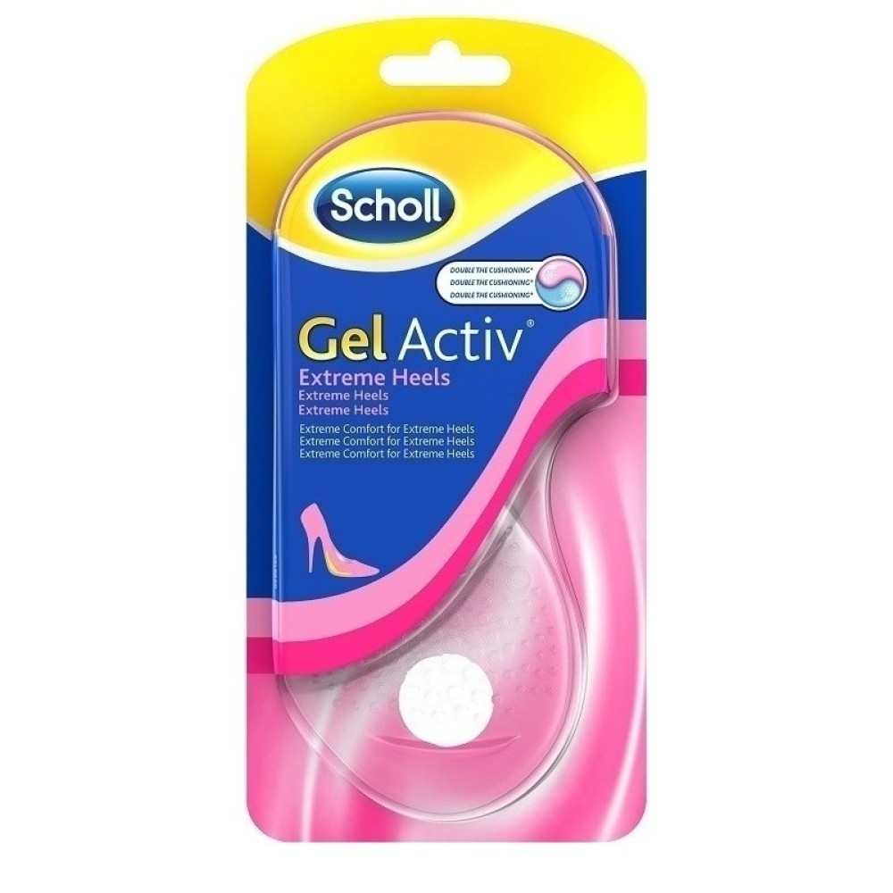 Dr Scholl |Gel Activ Extreme Heels | Πάτοι Εξαιρετικής Άνεσης για ψηλοτάκουνα παπούτσια Νο 35-40,5  | 1 Ζεύγος