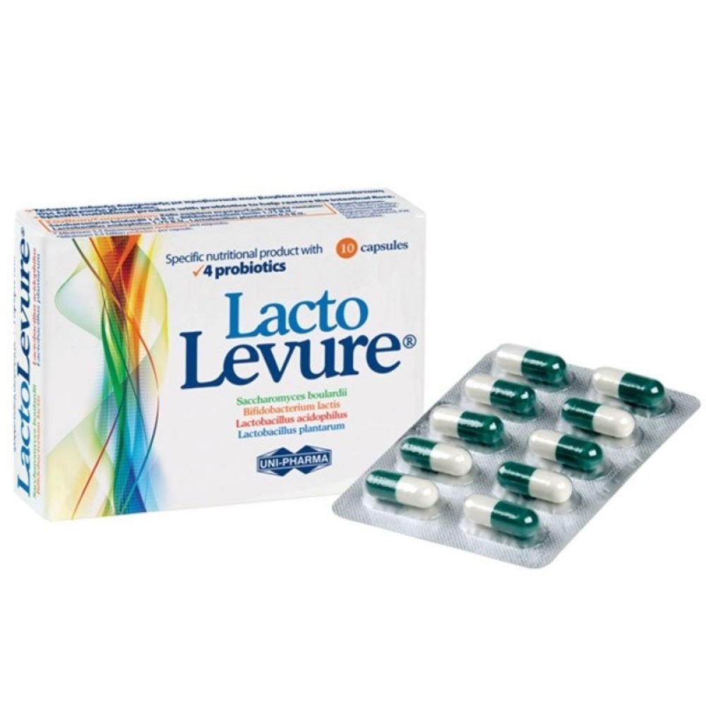Uni - Pharma | Lacto Levure | Προβιοτικά | 10 κάψουλες