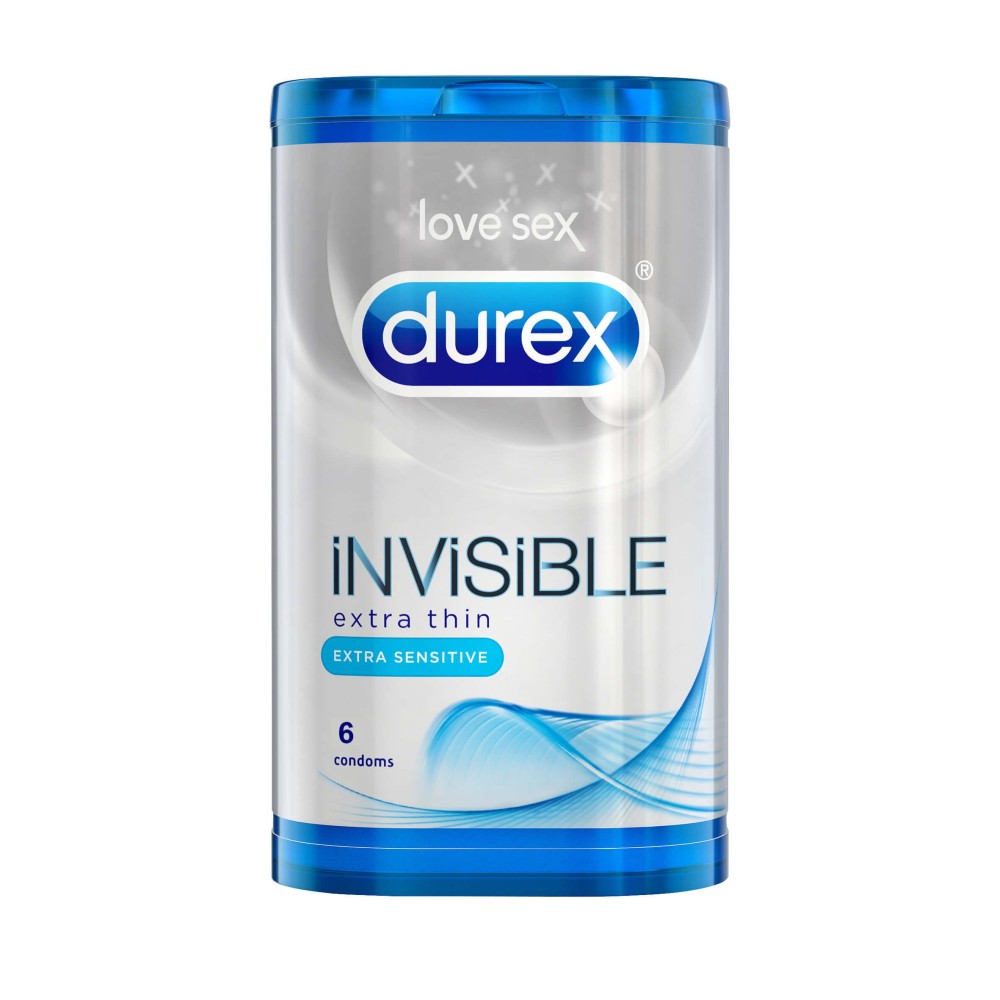 Durex | Invisible Extra Thin | 6 Προφυλακτικά