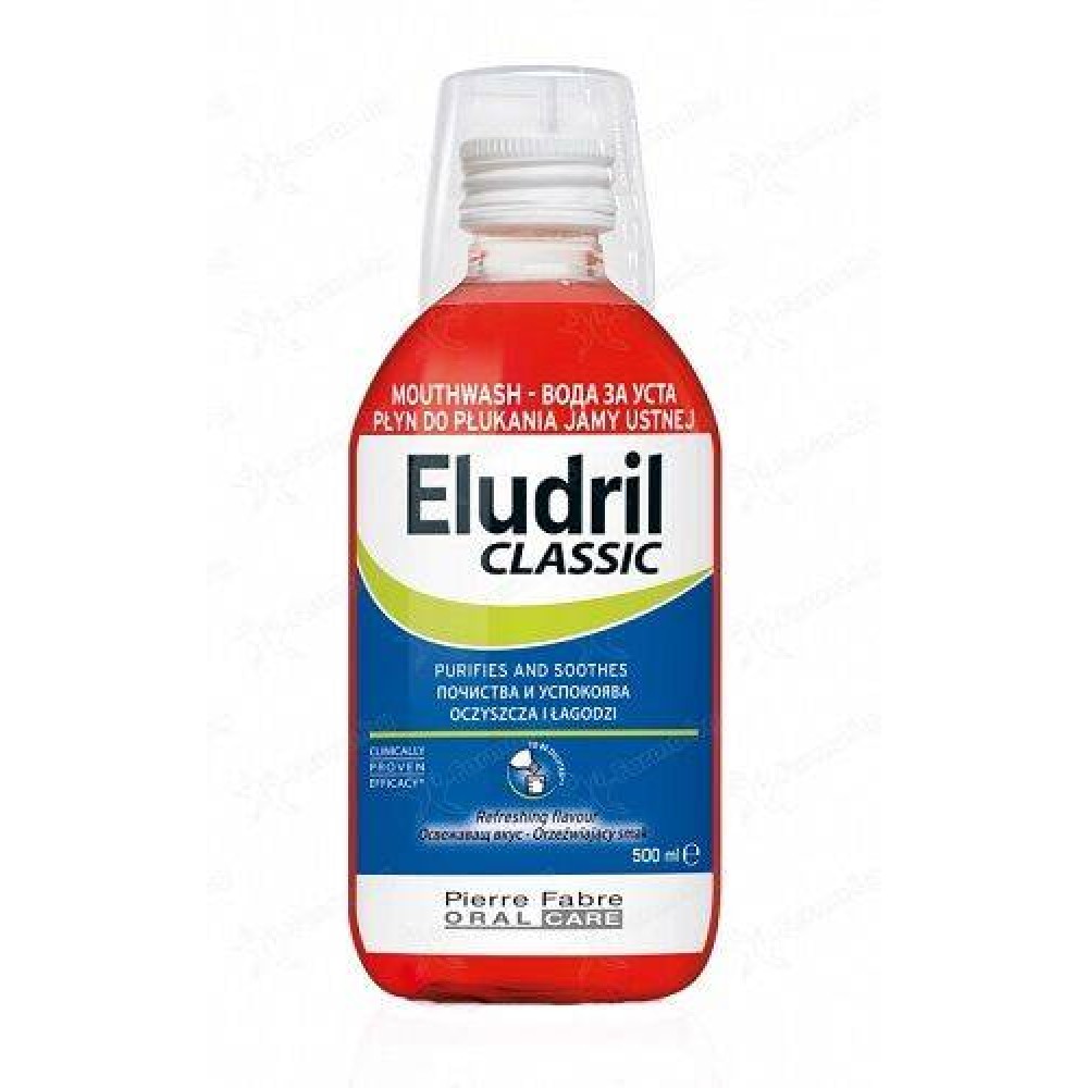 Elgydium | Eludril Classic | Στοματικό Διάλυμα κατά των Βακτηρίων | 500ml