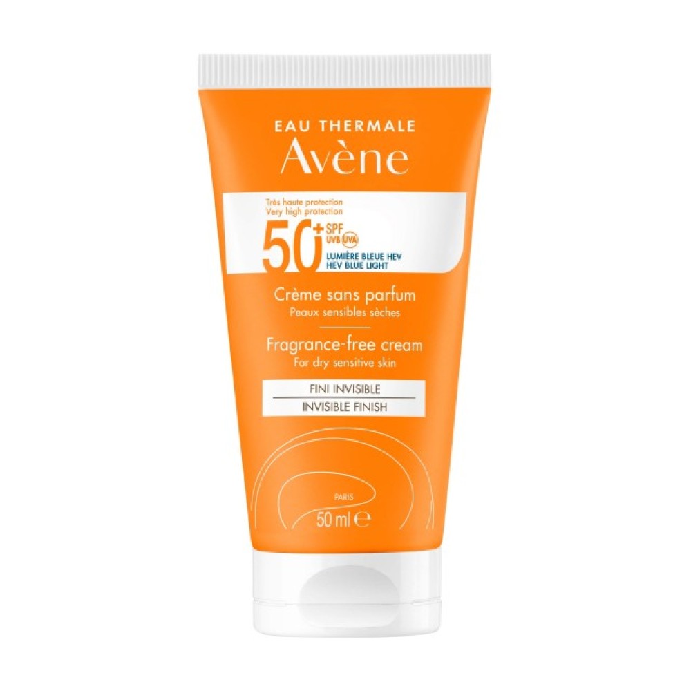 Avene | Creme Sans Parfum SPF50+ | Αντιηλιακή Κρέμα Χωρίς Άρωμα | 50ml