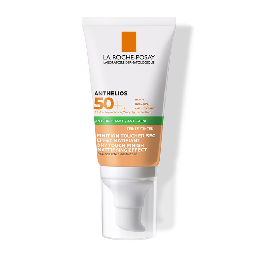 La Roche-Posay | Anthelios XL Tinted Dry Touch Gel-Cream Anti-Shine SPF50+ | Αντηλιακή Κρέμα Προσώπου με Χρώμα | 50ml