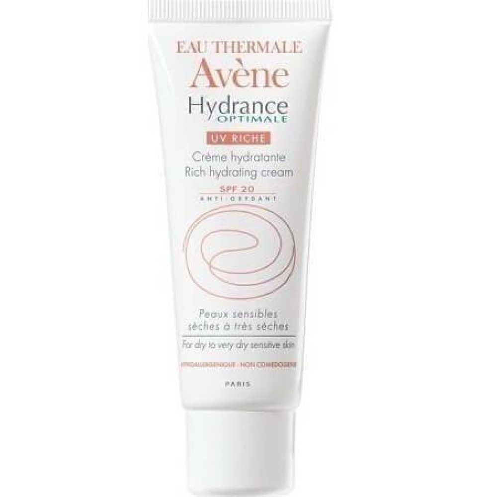 Avene | Hydrance Optimale UV Riche SPF20 | Αντηλιακή Ενυδατική Κρέμα Ημέρας | 40ml