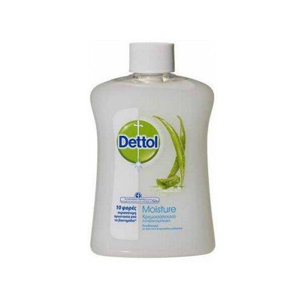 Dettol | Aloe Vera |Ανταλλακτικό Αντιβακτηριδιακό Κρεμοσάπουνο | 250ml