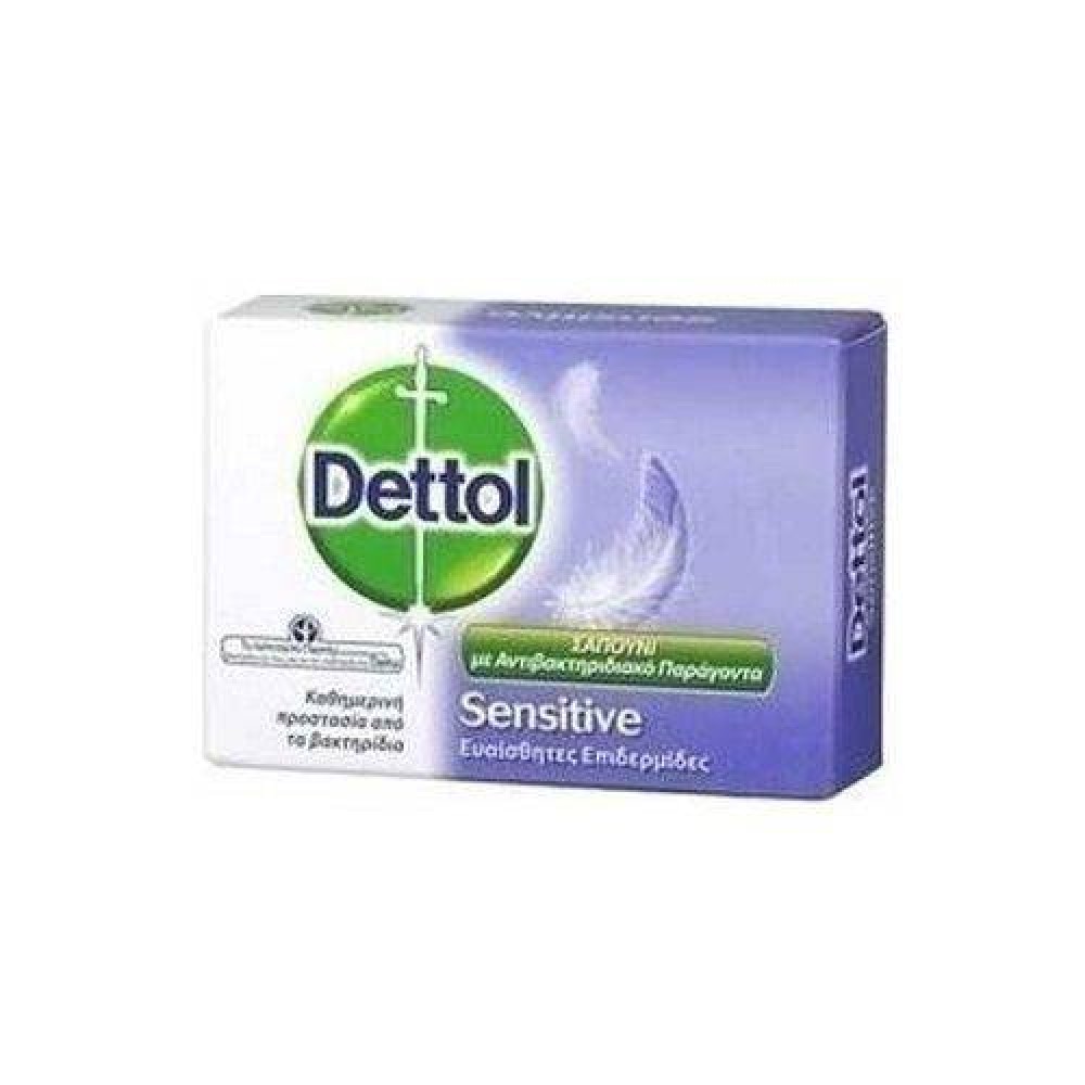 Dettol |Sensitive | Σαπούνι κατά των Βακτηρίων  για Ευαίσθητες Επιδερμίδες |100g