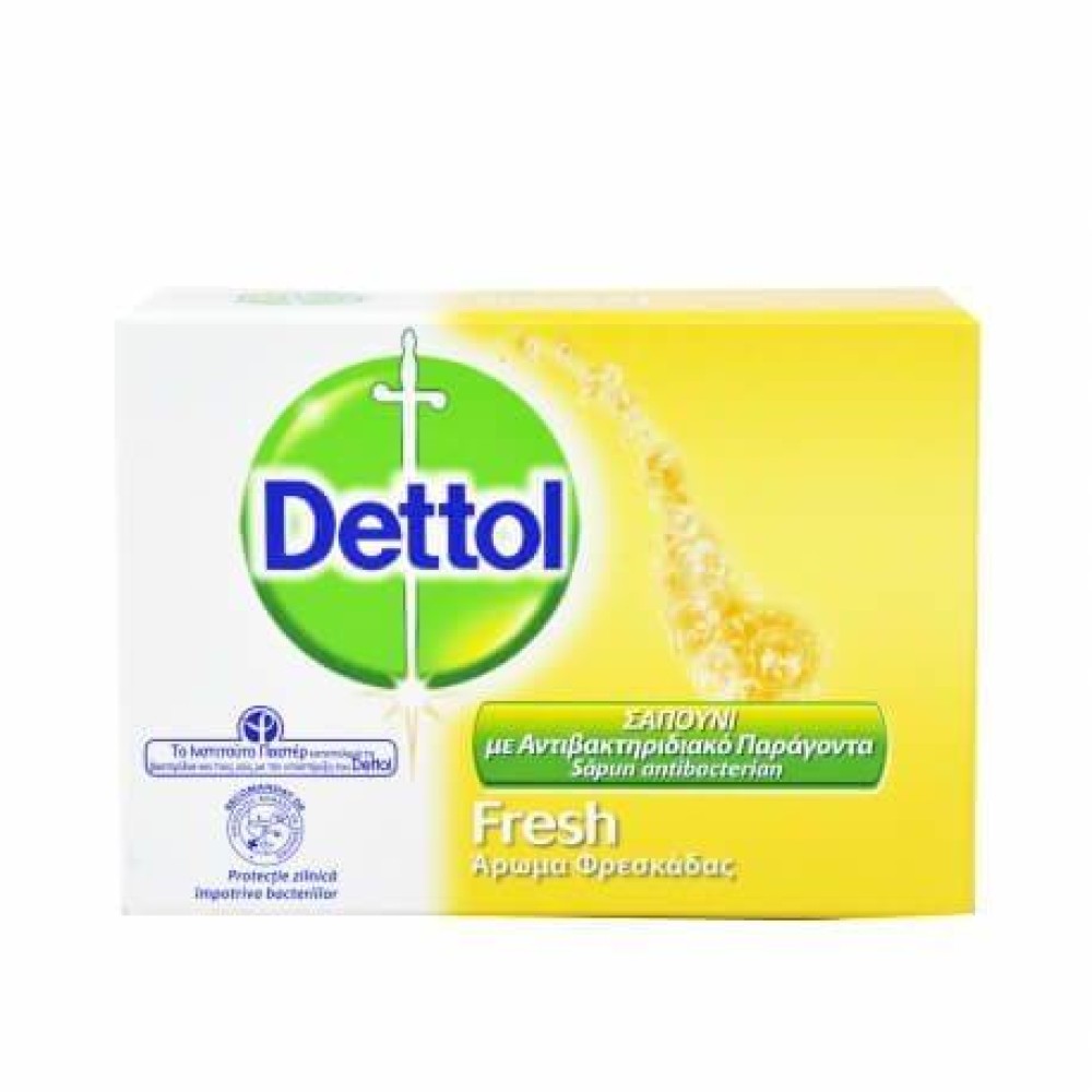 Dettol | Refresh | Σαπούνι κατά των Βακτηρίων με Άρωμα Φρεσκάδας|100g