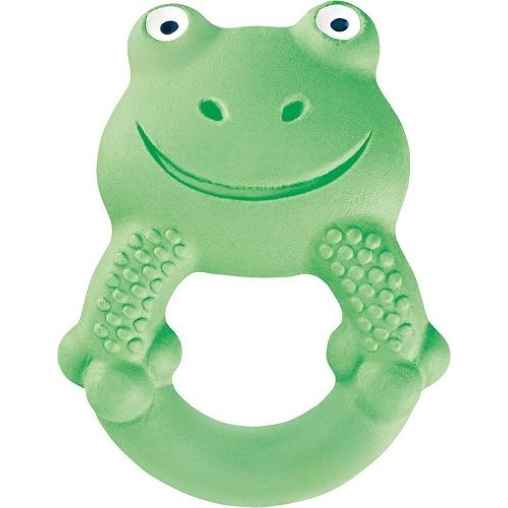 Mam |Max the Frog | Βατραχάκι Μασητικό Παιχνίδι Πράσινο 4m+ | 1τμχ