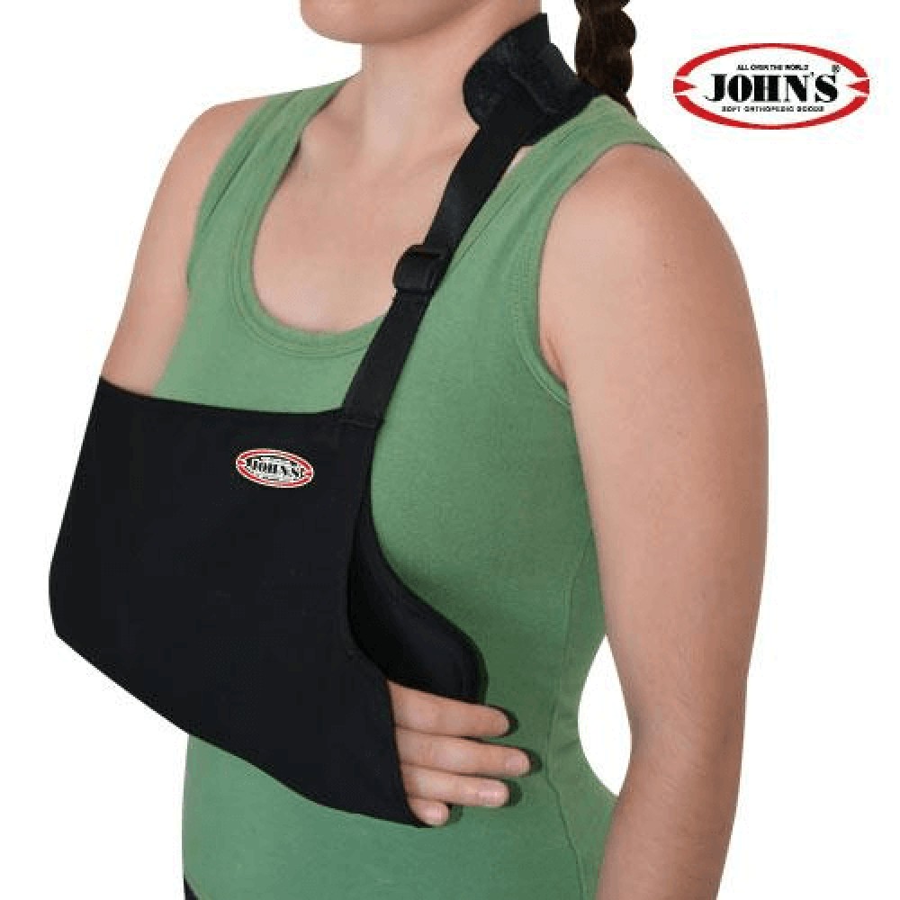 John's | Arm Sling 12599 | Φάκελος Ανάρτησης Χεριού- Ώμου Μαύρος | 1τμχ