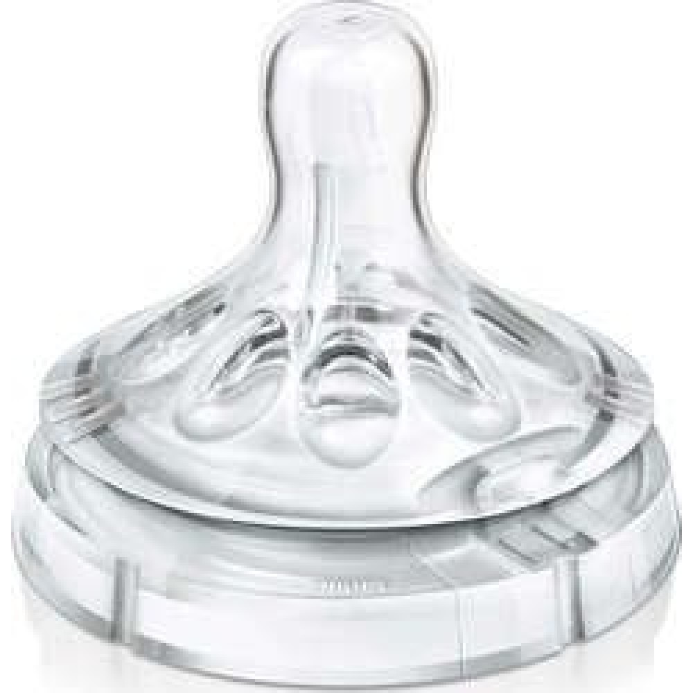 Philips-Avent θηλή Natural μεταβλητής ροής 3M+, σετ των 2 (SCF655/27)