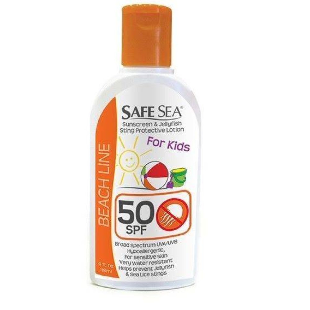 Safe Sea | Αντηλιακό Γαλάκτωμα για Παιδιά SPF 50 που Προστατεύει από τις Τσούχτρες | 118ml