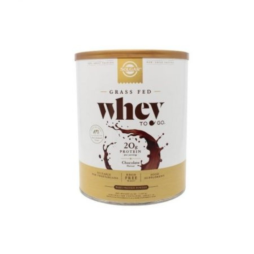 Solgar | Whey to Go Protein Chocolate| Πρωτεΐνη Ορού Γάλακτος Υψηλής Βιολογικής Αξίας | 1044gr