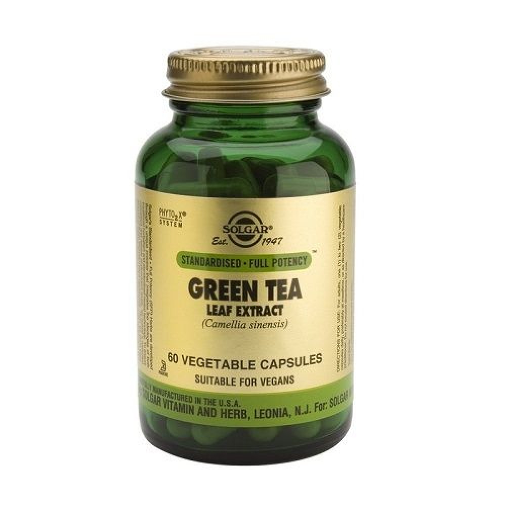 Solgar | Green Tea Leaf Extract | Πράσινο Τσάι | 60caps