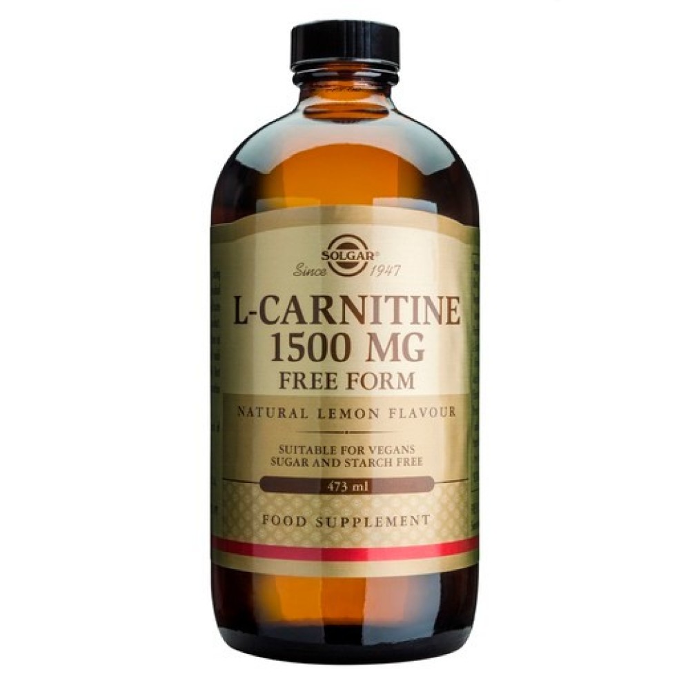 Solgar | L - Carnitine Liquid 1500mg | Συμπλήρωμα Διατροφής L- Καρνιτίνη | 473ml