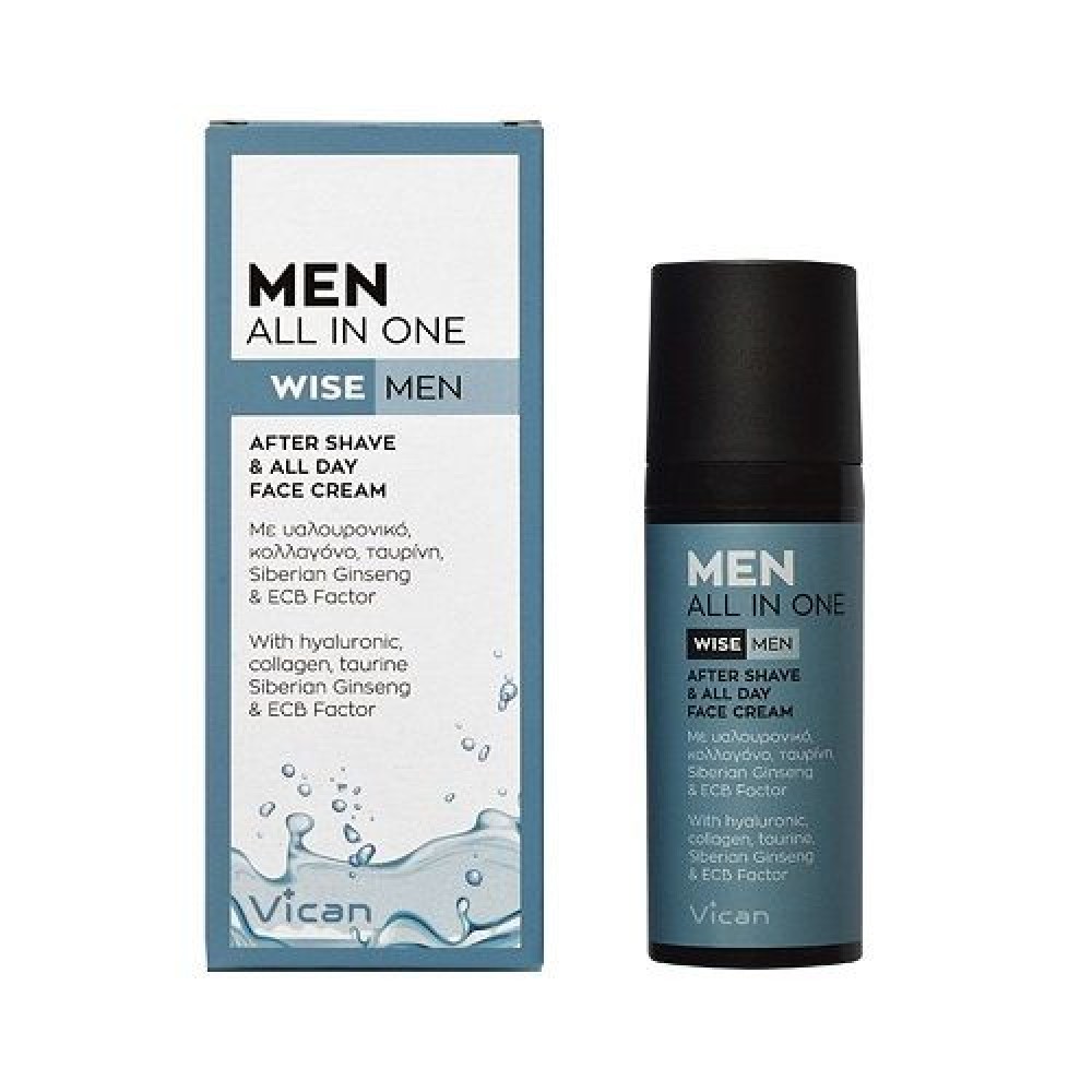 Wise Men | All in One Cream After-shave | Ενυδατική & Αντιγηραντική 24ωρη Κρέμα | 50ml