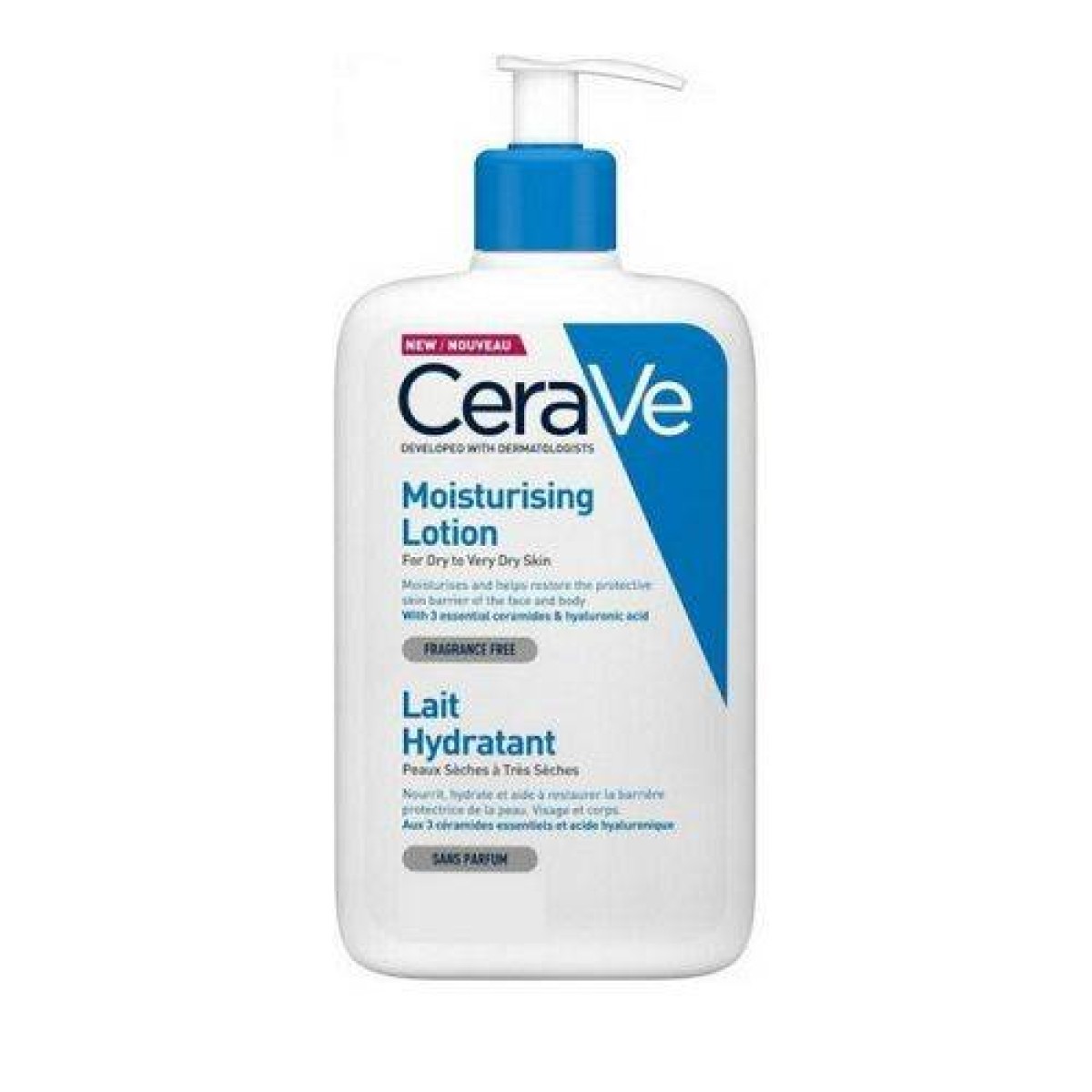 CeraVe | Moisturising Lotion | Ενυδατικό Γαλάκτωμα για Πρόσωπο/Σώμα, Ξηρό/Πολύ Ξηρό Δέρμα 1Lt