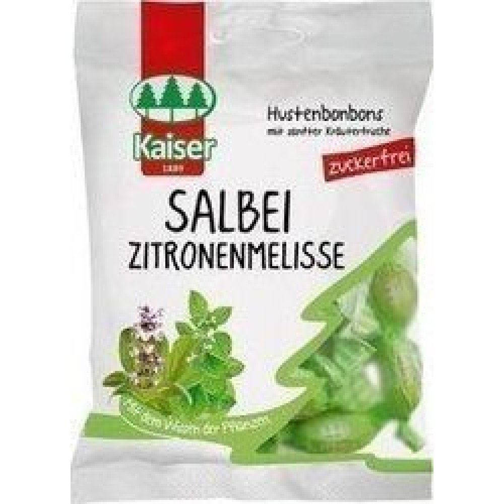 Kaiser |Salbei Zitronenmelisse | Καραμέλες για το Βήχα με Φασκόμηλο και Μελισσόχορτο|60gr