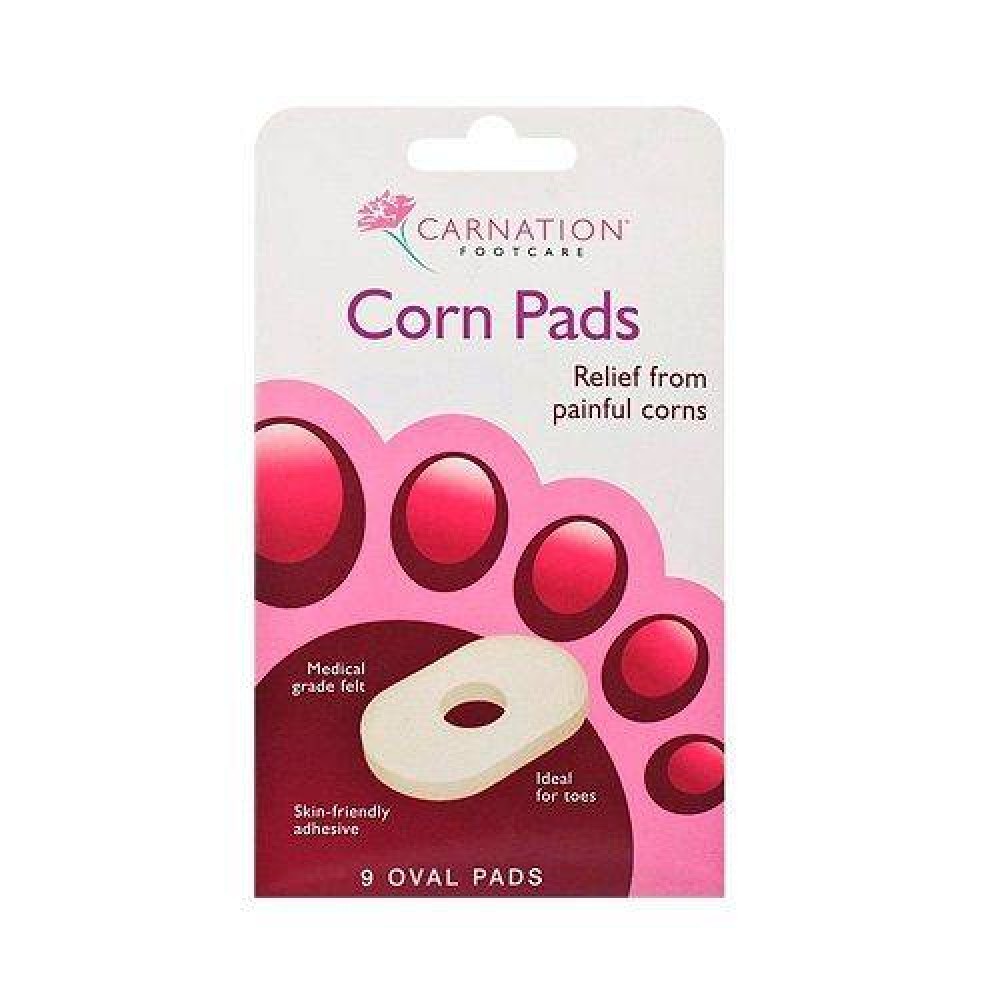 Carnation |Corn Pads| Αυτοκόλλητα Προστατευτικά για τα Δάκτυλα των Ποδιών για Κάλους ή Σκληρύνσεις| 9τεμ