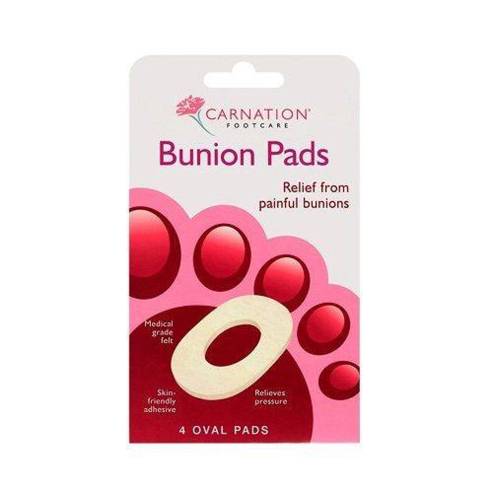 Carnation | Bunion Pads| Αυτοκόλλητα Προστατευτικά για τα Δάκτυλα των Ποδιών (για Κότσι)  | 4τεμ