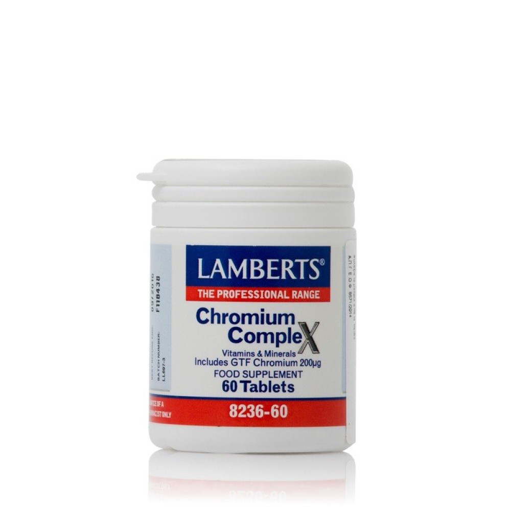 Lamberts | Chromium Complex 200mg | 60tabs