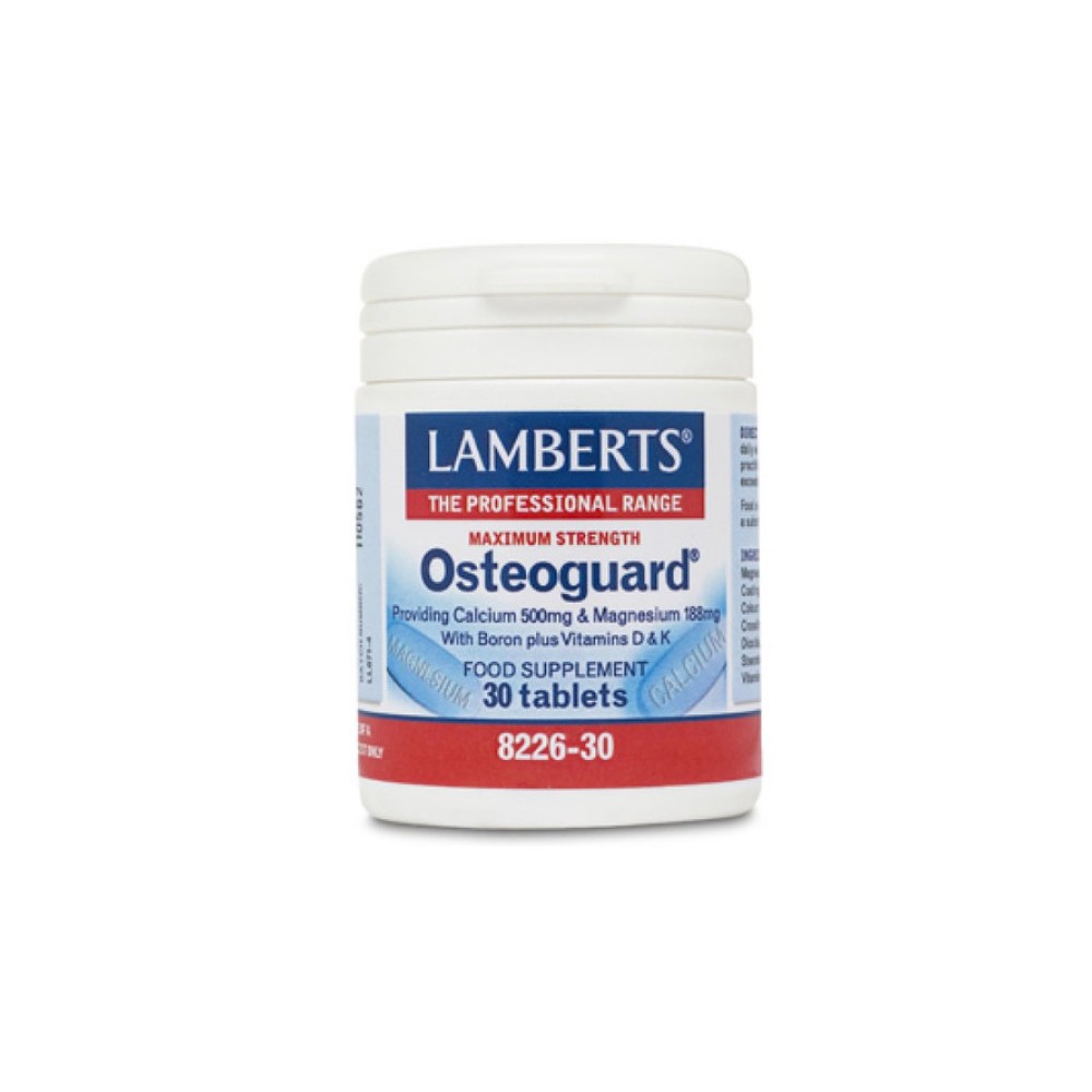 Lamberts | Osteoguard plus Vitamins D3 & K1 | 30tabs