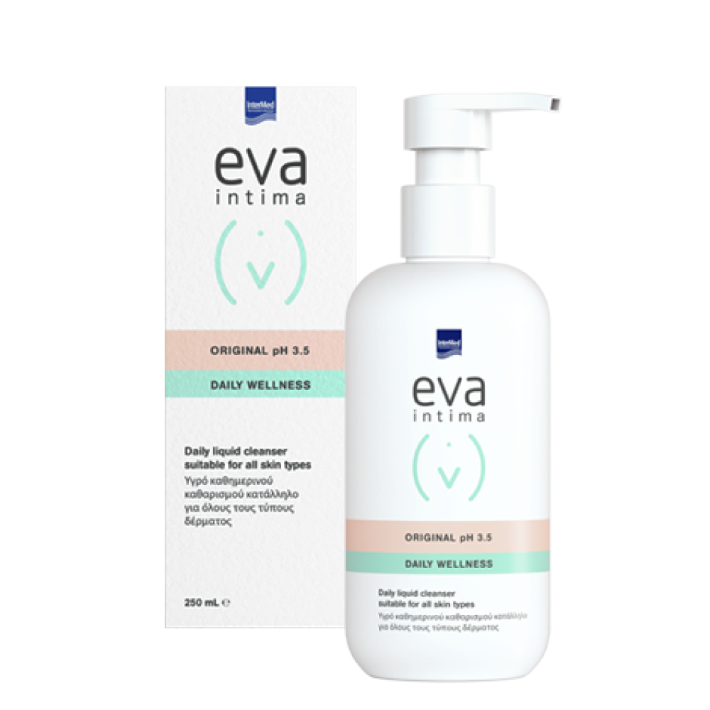 Eva Intima | Daily Wellness Original pH 3.5 Καθημερινός Kαθαρισμός της Ευαίσθητης Περιοχής | 250ml