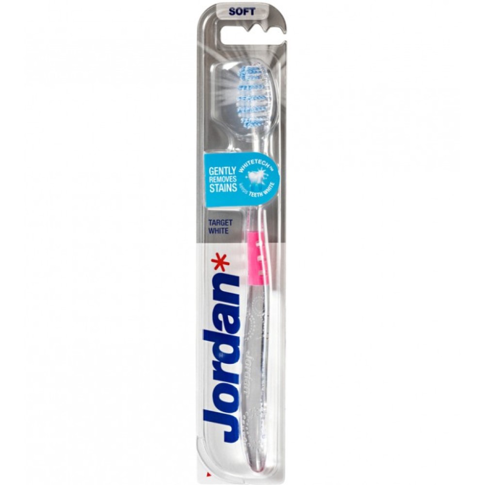 Jordan | Target White Οδοντόβουρτσα Soft | 1τεμάχιο