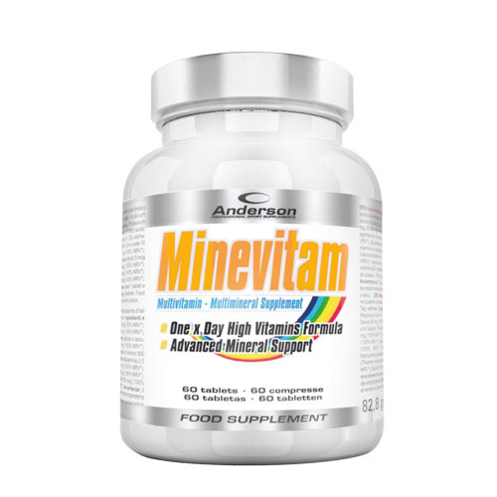 Anderson | Συμπλήρωμα Διατροφής Minevitam-Πολυβιταμίνη | 60tabs