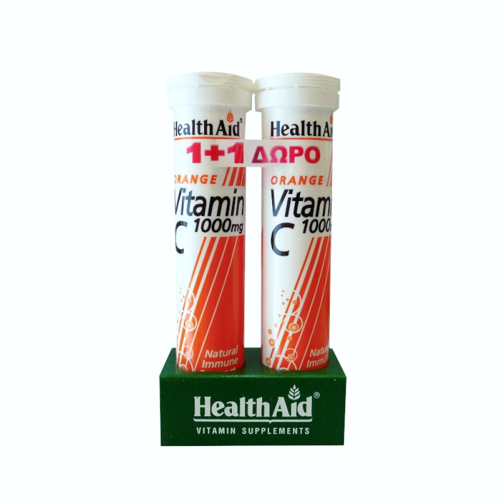 Health Aid | Vitamin C 1000mg | 2x20 αναβράζοντα δισκία