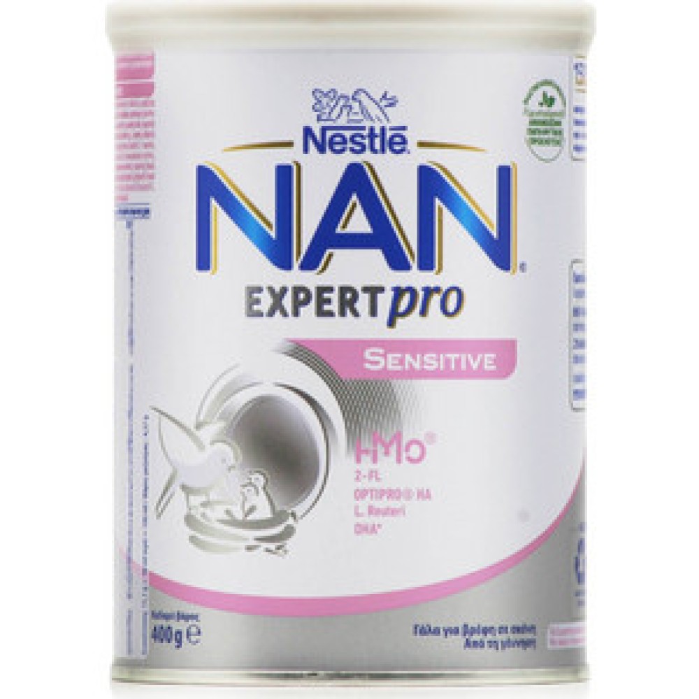 Nestle | Nan Sensitive Γάλα για Βρέφη σε Σκόνη από τη Γέννηση | 400gr