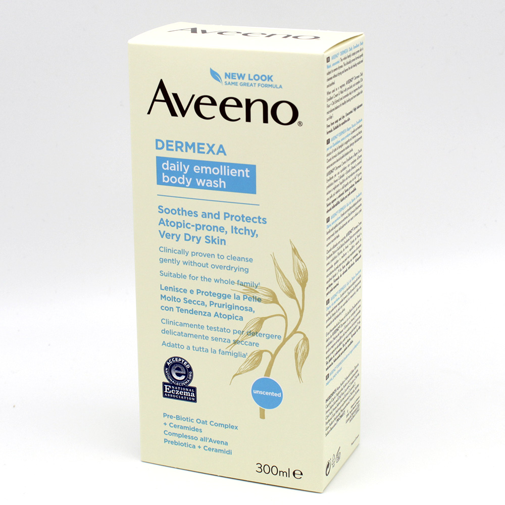 Aveeno Dermexa | Emollient Body Wash Ενυδατικό Υγρό Καθαρισμού | 300ml