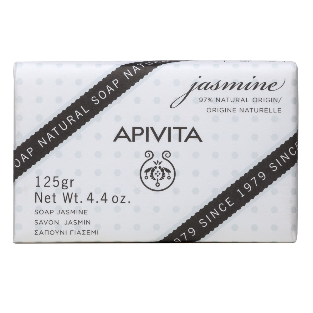 Apivita | Φυσικό Σαπούνι Γιασεμί για Πρόσωπο & Σώμα | 125gr