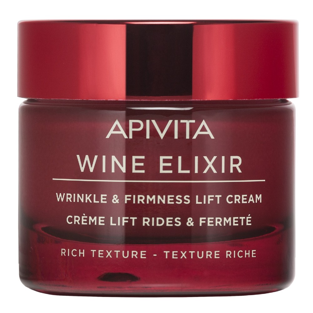 Apivita | Wine Elixir Αντιρυτιδική Κρέμα Για Σύσφιξη & Lifting Πλούσιας Υφής | 50ml