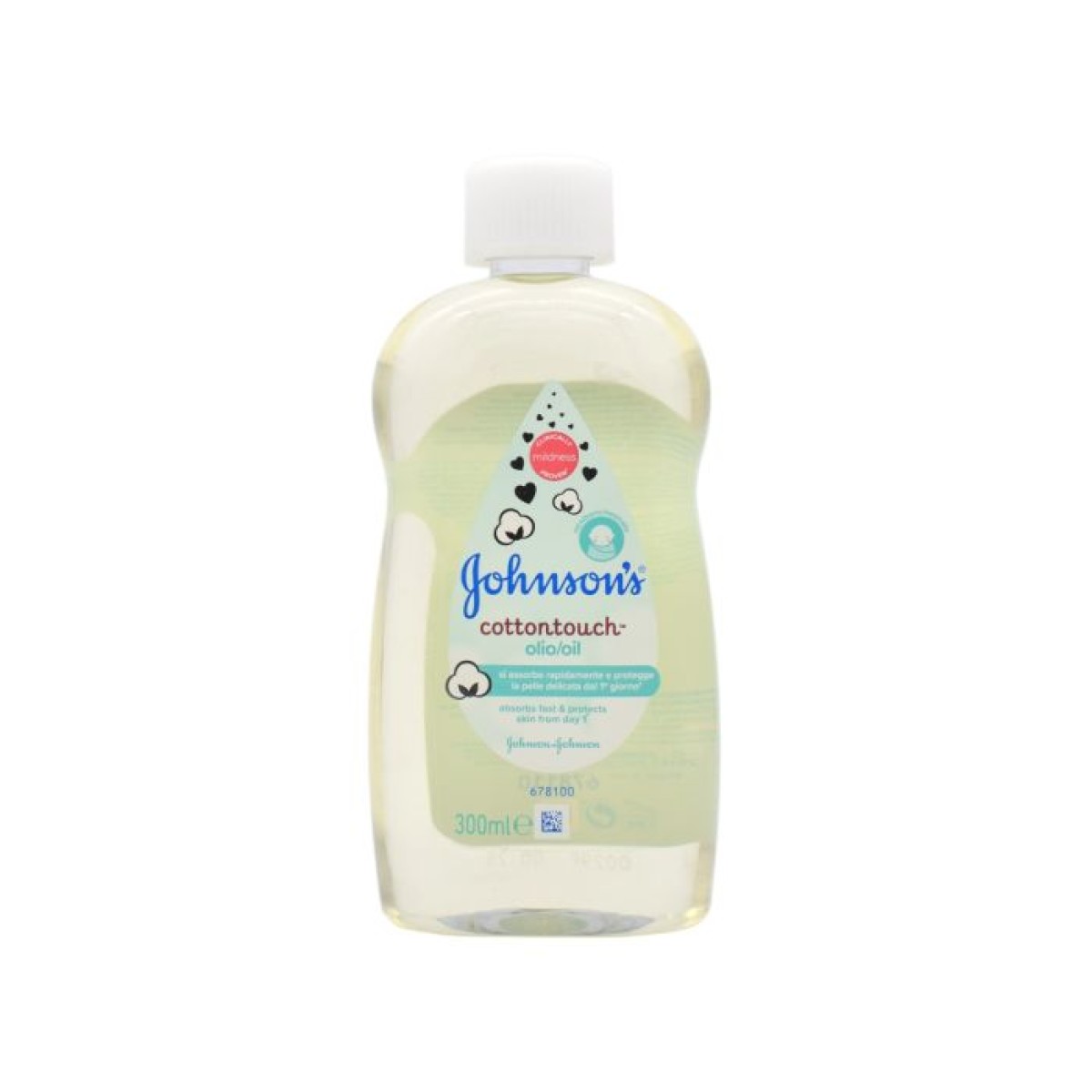 Johnson\'s | Baby Oil Cotton Touch Βρεφικό Ενυδατικό Λάδι | 300ml
