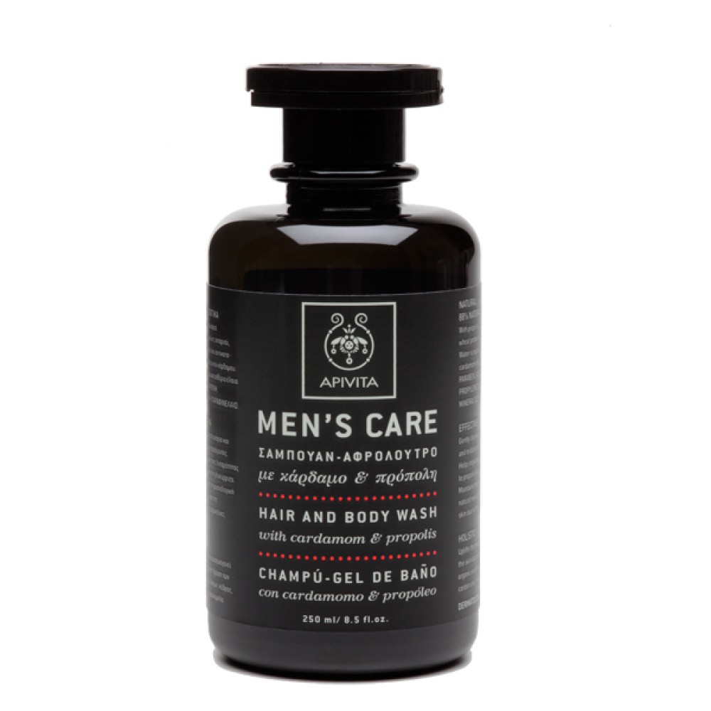 Apivita | Men’s Care Ανδρικό Σαμπουάν & Αφρόλουτρο | 250ml