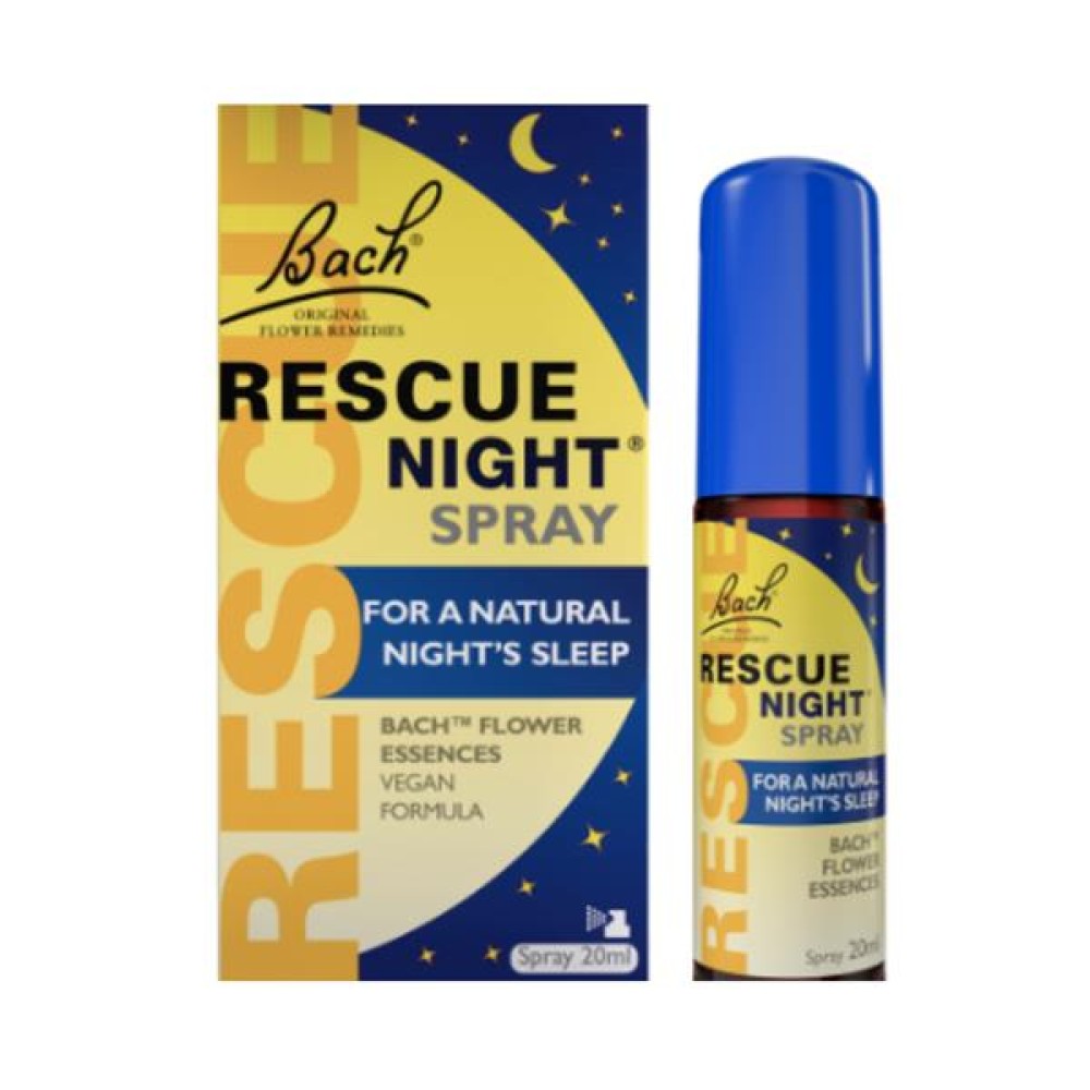 Power Health | Bach Rescue Night Spray |  Φυσικό Βοήθημα για την Αΰπνία | 20 ml
