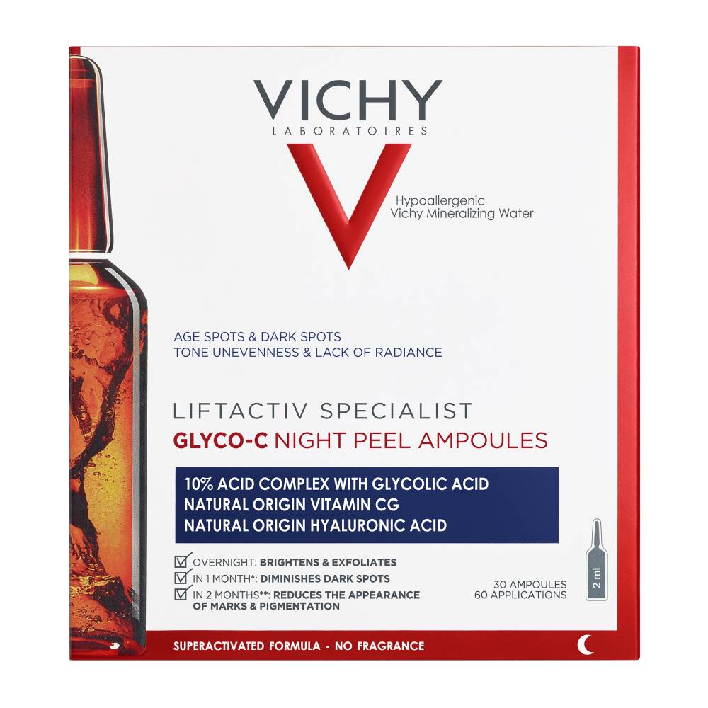 Vichy | Liftactiv Specialist Glyco-C Night Peel Ampoules | Αμπούλες Γλυκολικού Οξέος | 30ampoules