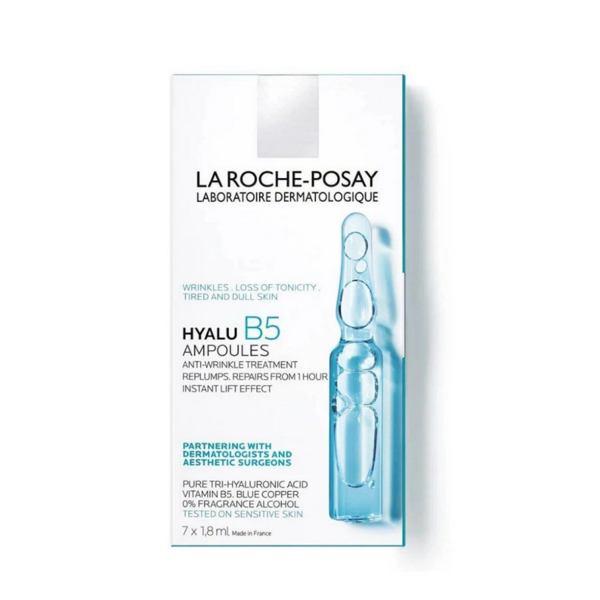 La Roche Posay | Hyalu B5 Αμπούλες Mε Αντιρυτιδικό & Επανορθωτικό Συμπύκνωμα | 7x1.8ml