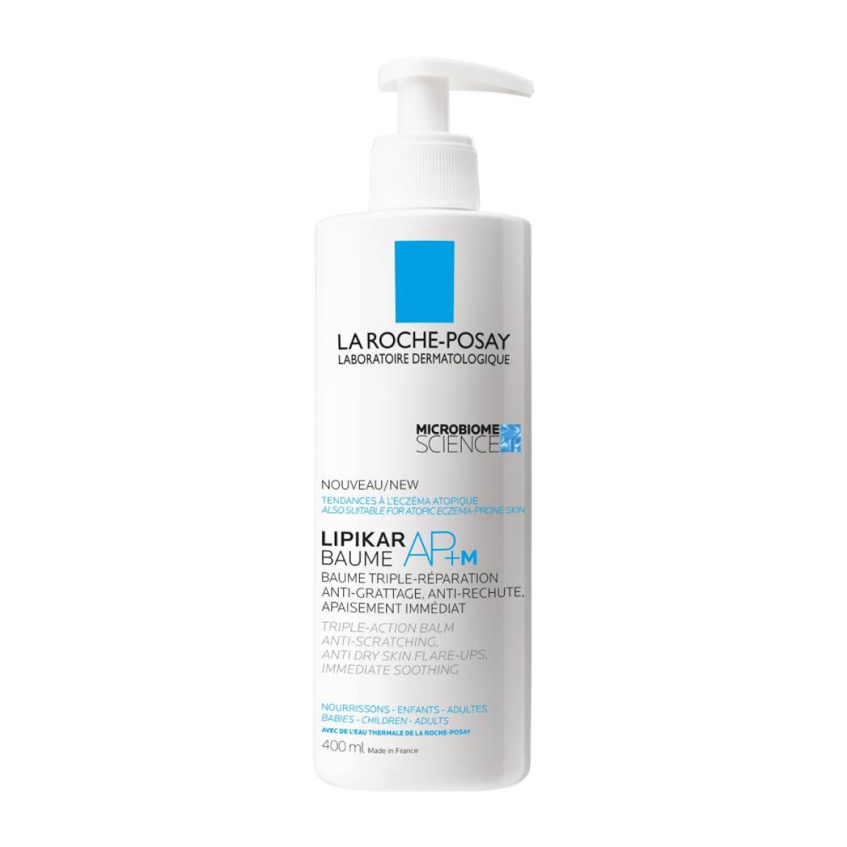 La Roche Posay | Lipikar Baume AP+M | Μαλακτικό Βάλσαμο Αναπλήρωσης Λιπιδίων, Ερεθισμοί & Ξηρότητα | 400ml