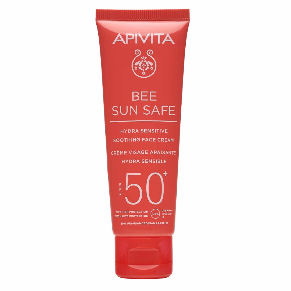Apivita | Bee Sun Safe Hydra Sensitive Αντηλιακή Κρέμα Προσώπου για Ευαίσθητες Επιδερμίδες SPF50 | 50ml