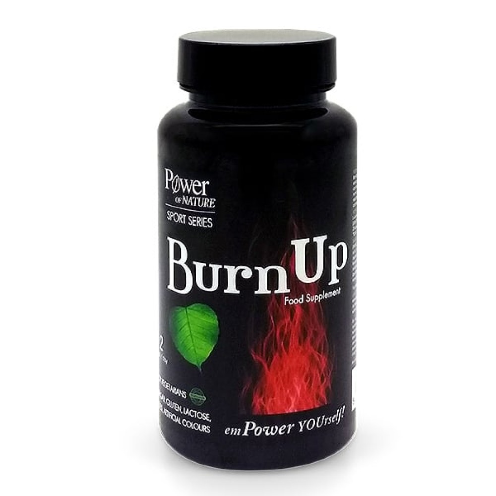 Power of Nature | BurnUp Συμπλήρωμα Διατροφής για τη Φυσιολογική Λειτουργία του Μεταβολισμού | 60caps