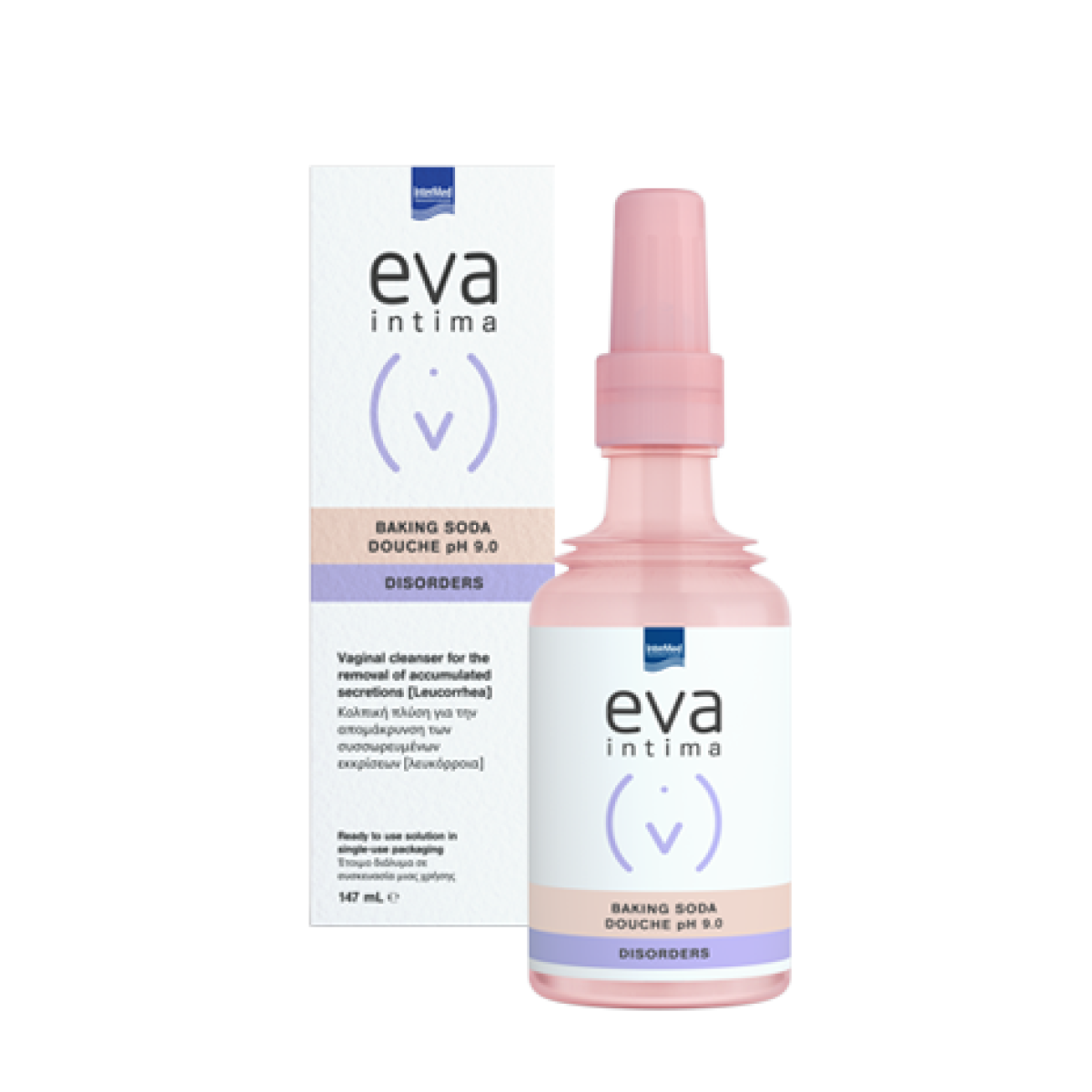 Eva Intima | Baking Soda Douche pH 9.0 Κολπική Πλύση με Σόδα | 147ml