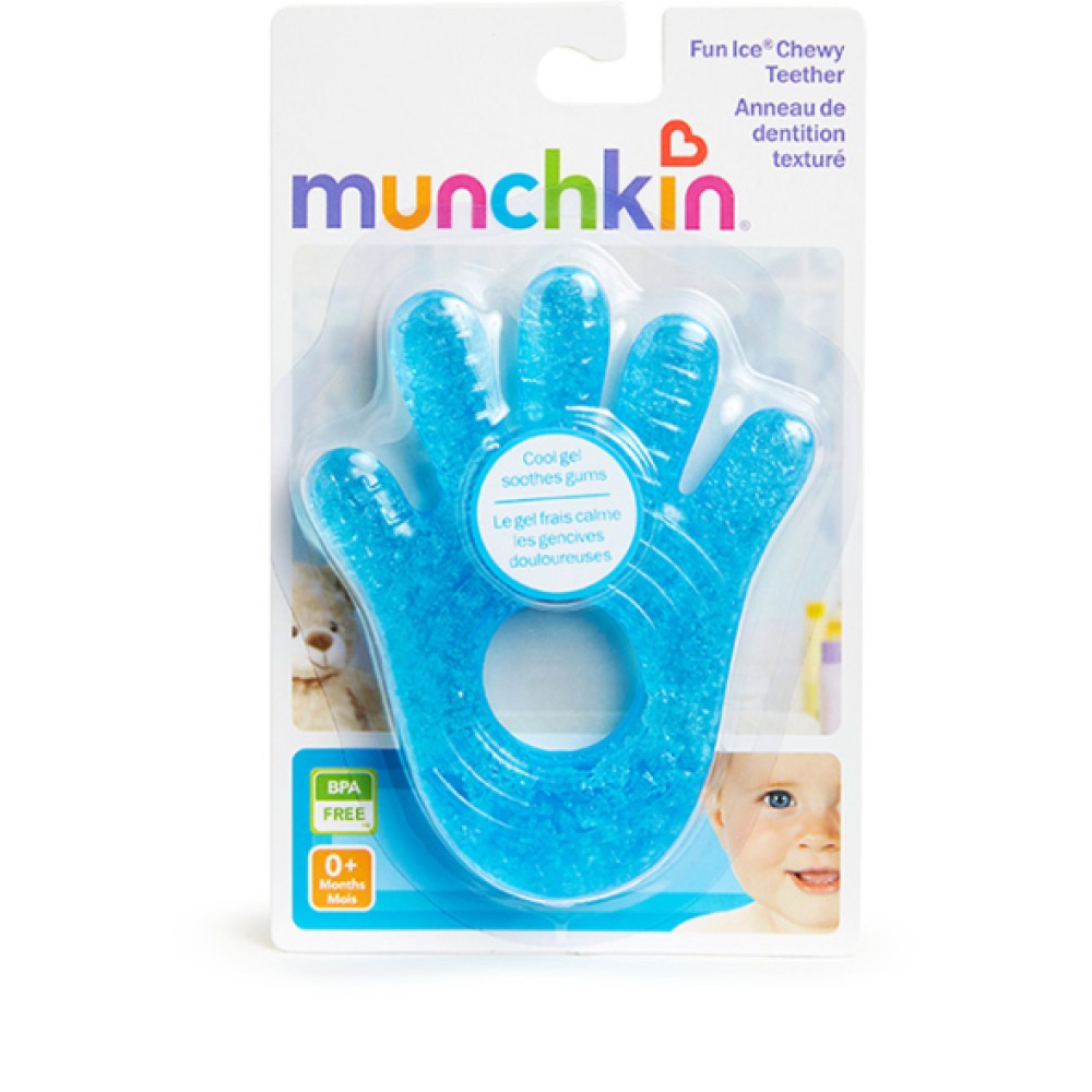 Munchkin | Fun Ice  Teether | Πατούσα οδοντοφυΐας από 0+μηνών | 1τμχ