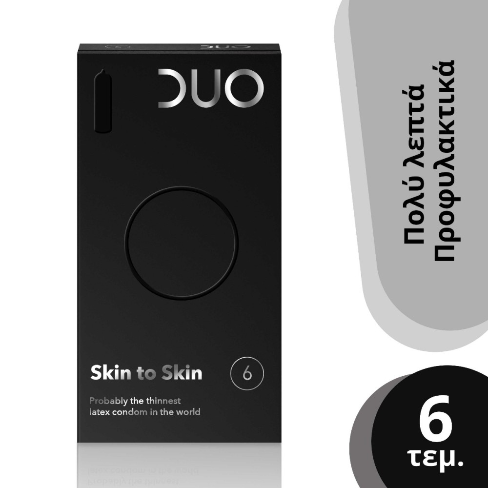 DUO | Skin To Skin Προφυλακτικά | 6τμχ